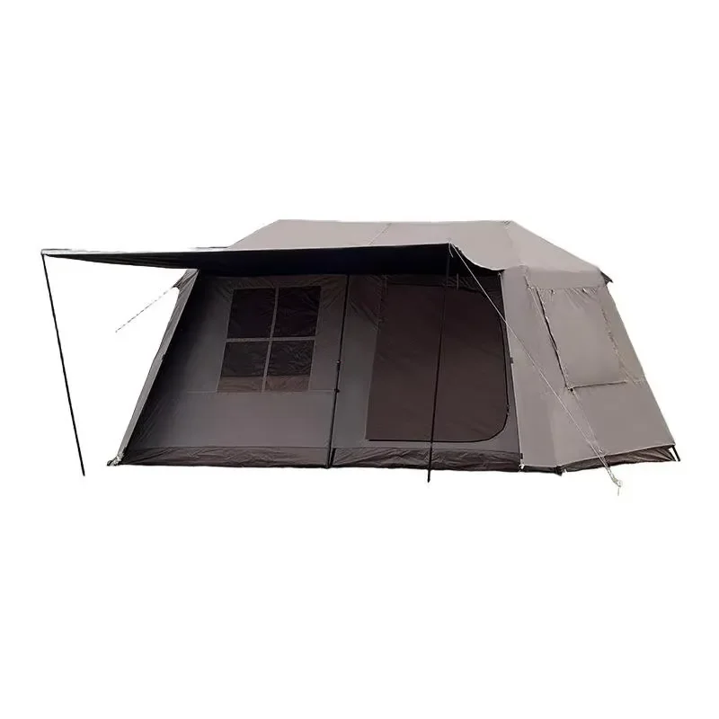 High Quality 2 Room Double-Layer Oxford Fabric Instant Setup 3000mm Waterproof Insect-Proof Blackout Four Seasons Camping