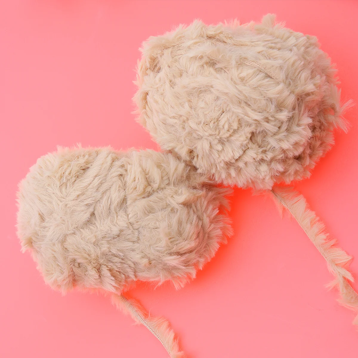 

2pcs Imitation Mink Yarn Premium Acrylic Chunky Yarn For Crochet Knit Scarf Hat Blanket Anti-Pilling Winter Warmth Super