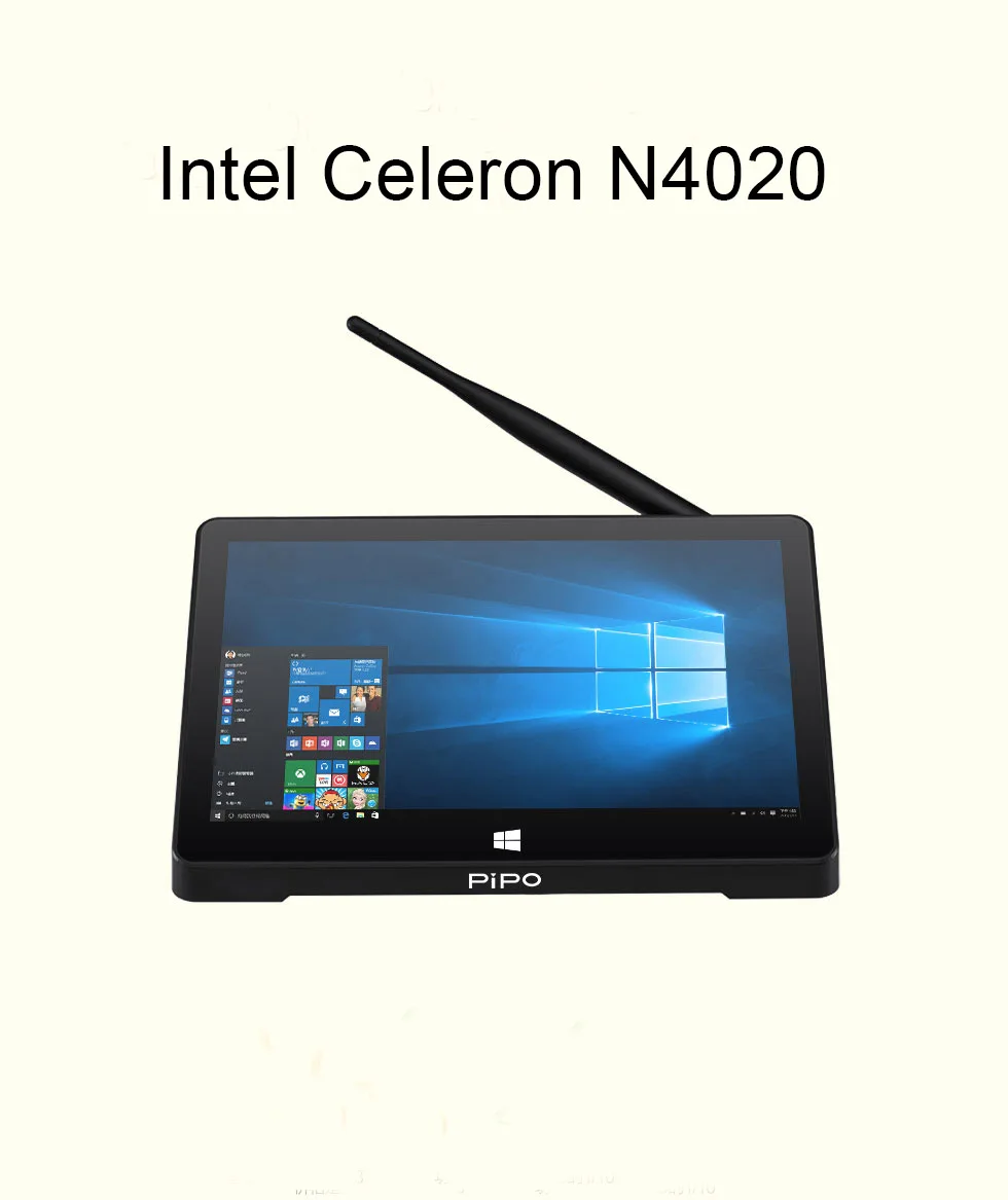 كمبيوتر لوحي X9 الكل في واحد 4/64 جيجابايت أو كمبيوتر مدمج Win10 شاشة تعمل باللمس 8.9 بوصة Intel N4020 رباعي النواة كمبيوتر لوحي صناعي