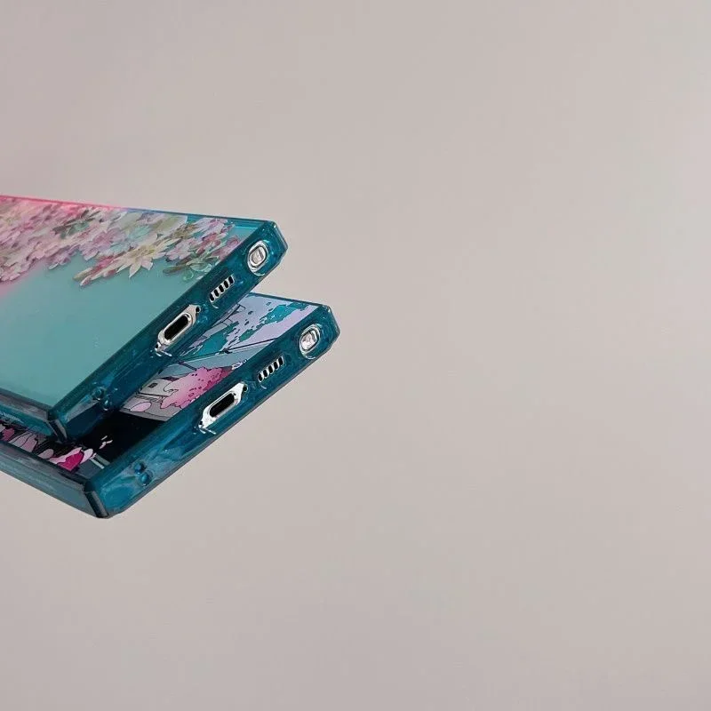 Flowers Colorful Border Case for Samsung Galaxy S25 + Plus S24 S23 Ultra S25U Protective Case