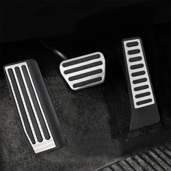 Stainless Steel AT Gas Brake Fuel Footrest Pedals Cover For Land Rover Range Rover HSE Vogue l323 l322 2005-2012 Accessories