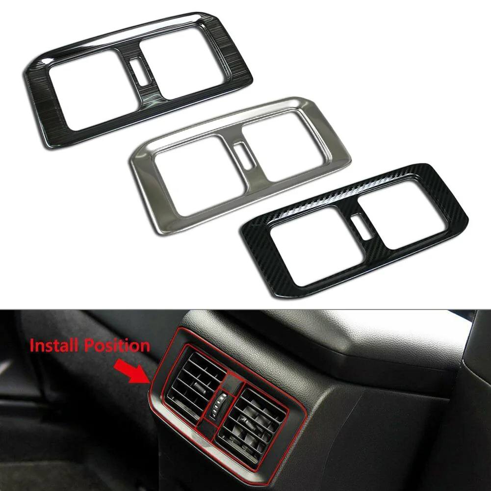 

For Toyota RAV4 2019 2020 Rear Air Condition Vent Outlet Cover Trim ABS Plastic