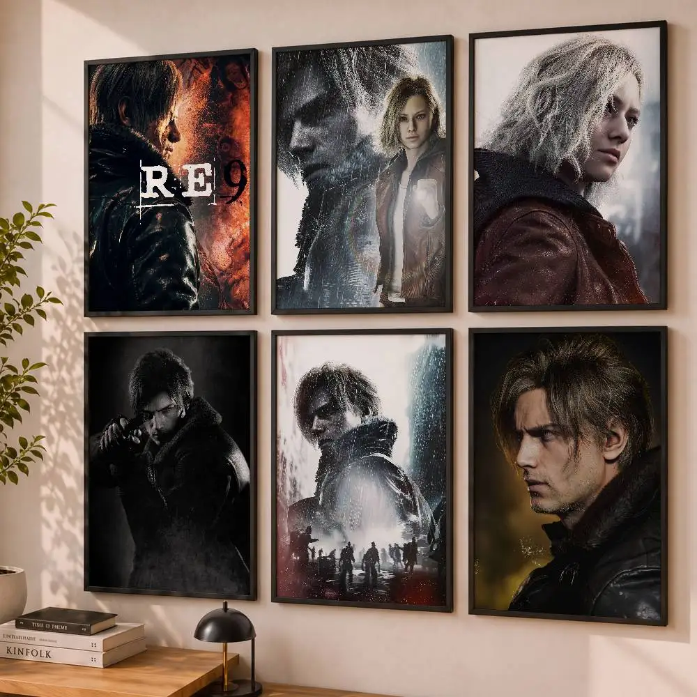 Poster Art Cover Songs Rap Pop Singer Band Wall Waterproof Paper Sticker R-Residents Evils 9 Requiem For Living Room Home Decor