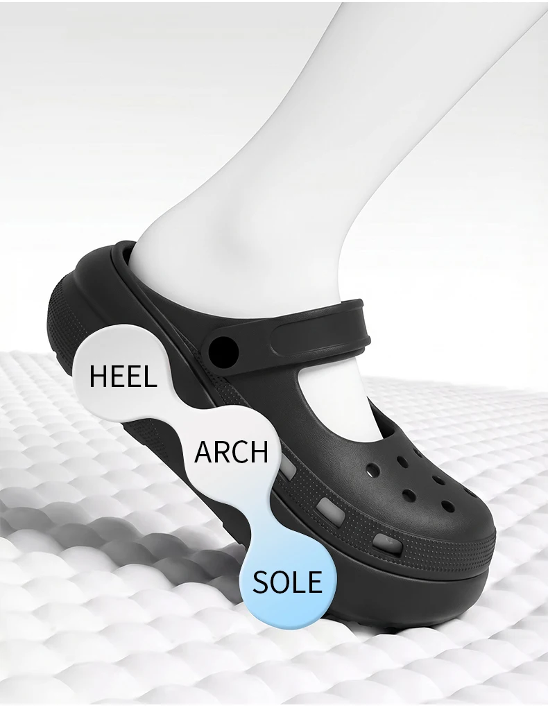 SHAJI Neue Damen EVA Clogs mit geschlossener Zehenpartie, rutschfeste, weiche Sommer-Slipper für drinnen, zu Hause, draußen, am Strand, für Paare, lässige Slides – Detail 2