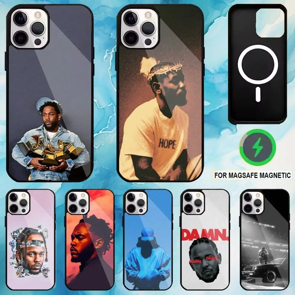 

Rap K-Kendrick-k Lamar Phone Case For iPhone17,16,15,14,13,12,11 Plus,Pro Max Magnetic For Magsafe Wireless Charging