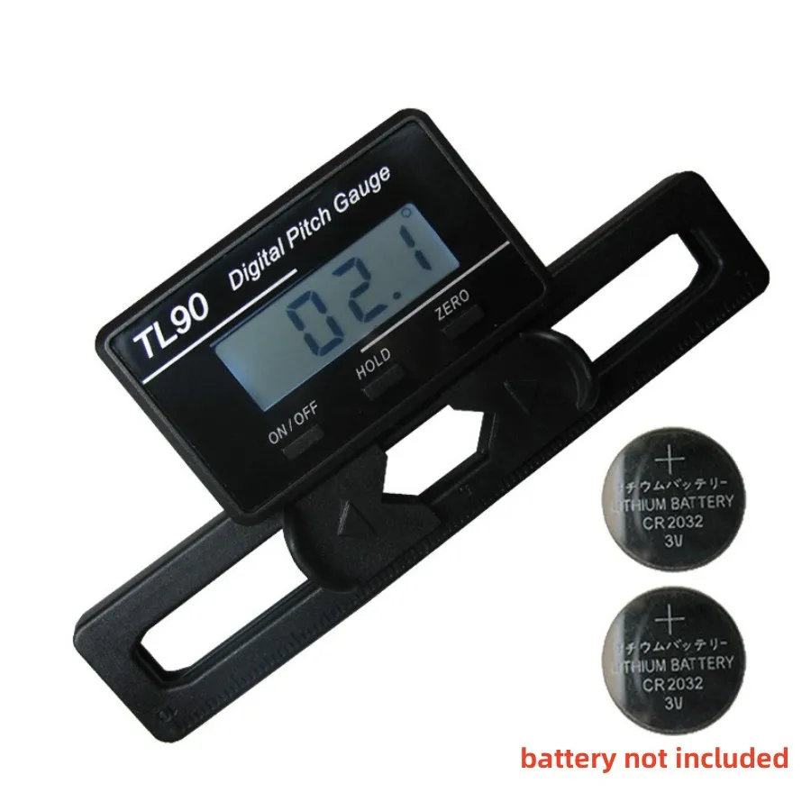 TL90 Digital Pitch Gauge LCD Backlight Display Blades Degree Angle For ALIGN AP800 TREX