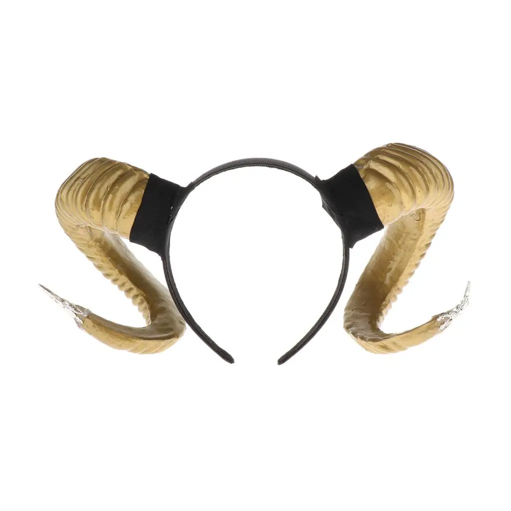 2020 Novelty Adult Ox Bull Devil Horn Headband Plastic Elastic Band Fancy Dress Accessory for Halloween Carnival Hen Night Party