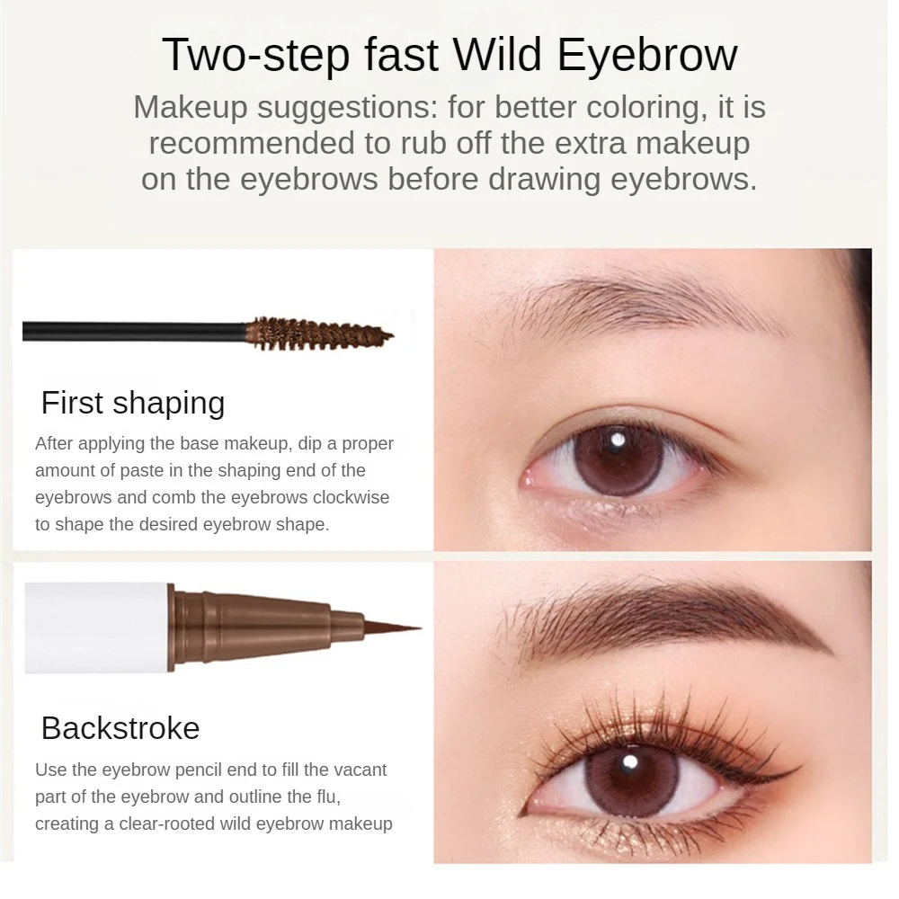 Eyebrow Pencil Cosmetics Durable Black Highest Evaluation Brown Highly Appraised Anti-blooming Cosmetics Eyebrow Dyeing Cream