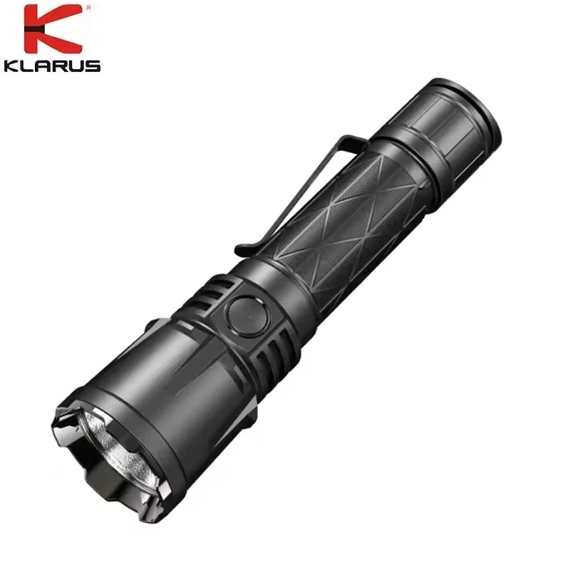 KLARUS XT21X Pro Tactical Flashlight 4400Lumens Micro-USB Rechargeabl Troch Lantern With 21700 5000mAh Battery