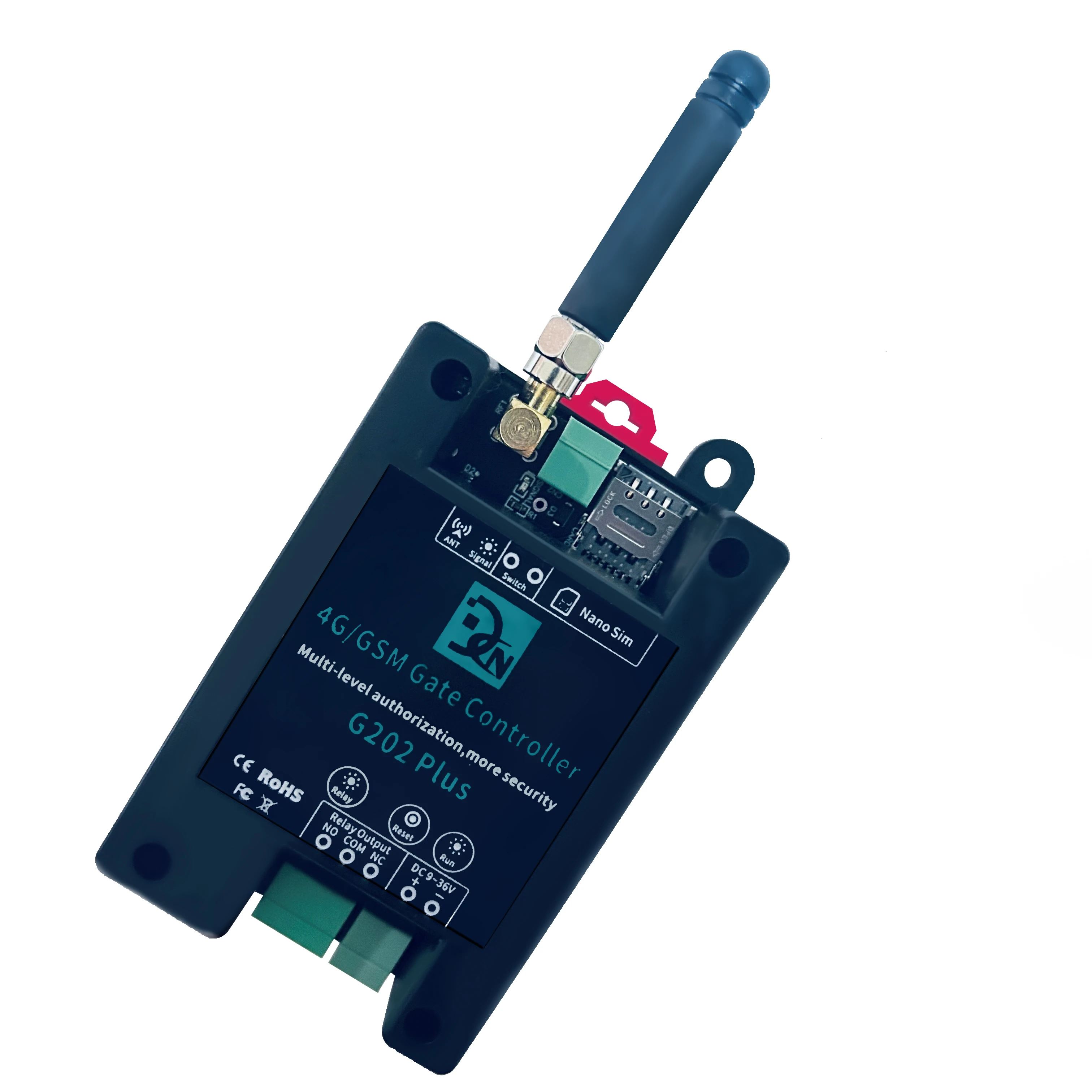 Imagem -01 - Abridor de Porta de Controle Remoto Gsm 2g ou 4g Interruptor de Relé Gsm sem Fio G202 Plus G203 abridor de porta de controle remoto gsm 2g ou 4g interruptor de rele gsm sem fio g202 plus g203 01
