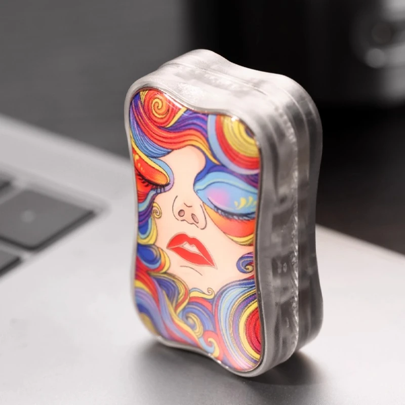 لعبة تخفيف الضغط على بطاقة الإصبع غير محدودة لفتاة قوس قزح مغناطيسية جديدة من CJEDC #1