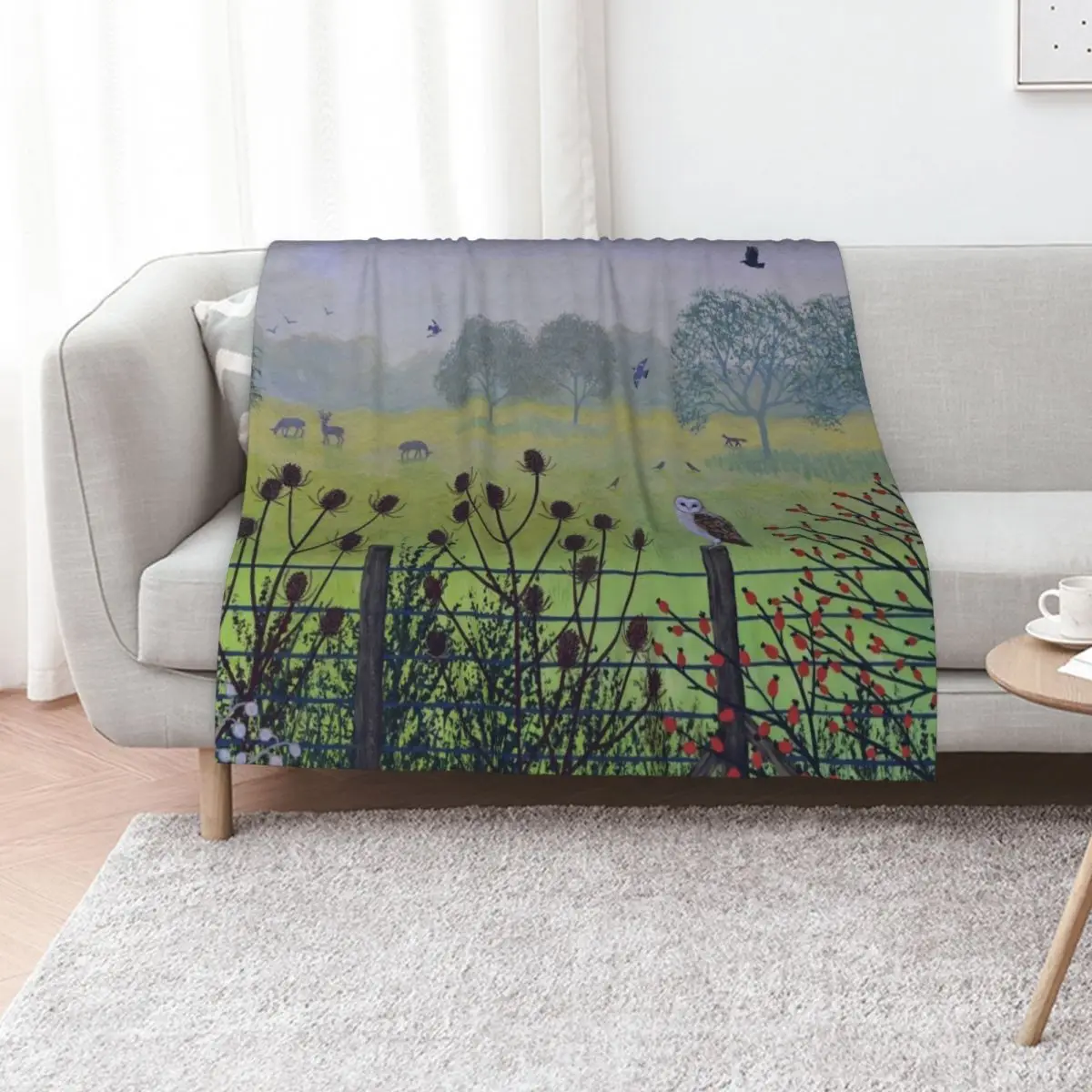 On the Fence Throw Blanket Decorative Throw Furrys Tourist Sofa Quilt Luxury Designer warm winter Blankets