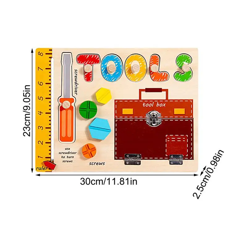 Tablero sensorial Montessori, tablero sensorial Fidget de madera, actividades de aprendizaje preescolar, rompecabezas de mano de viaje, aprendizaje y