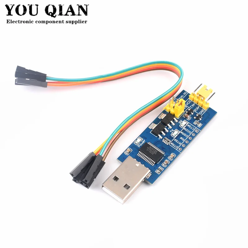 FT232RL serial port module USB to TTL serial port small board 5V 3.3V 1.8V level Download the burn line