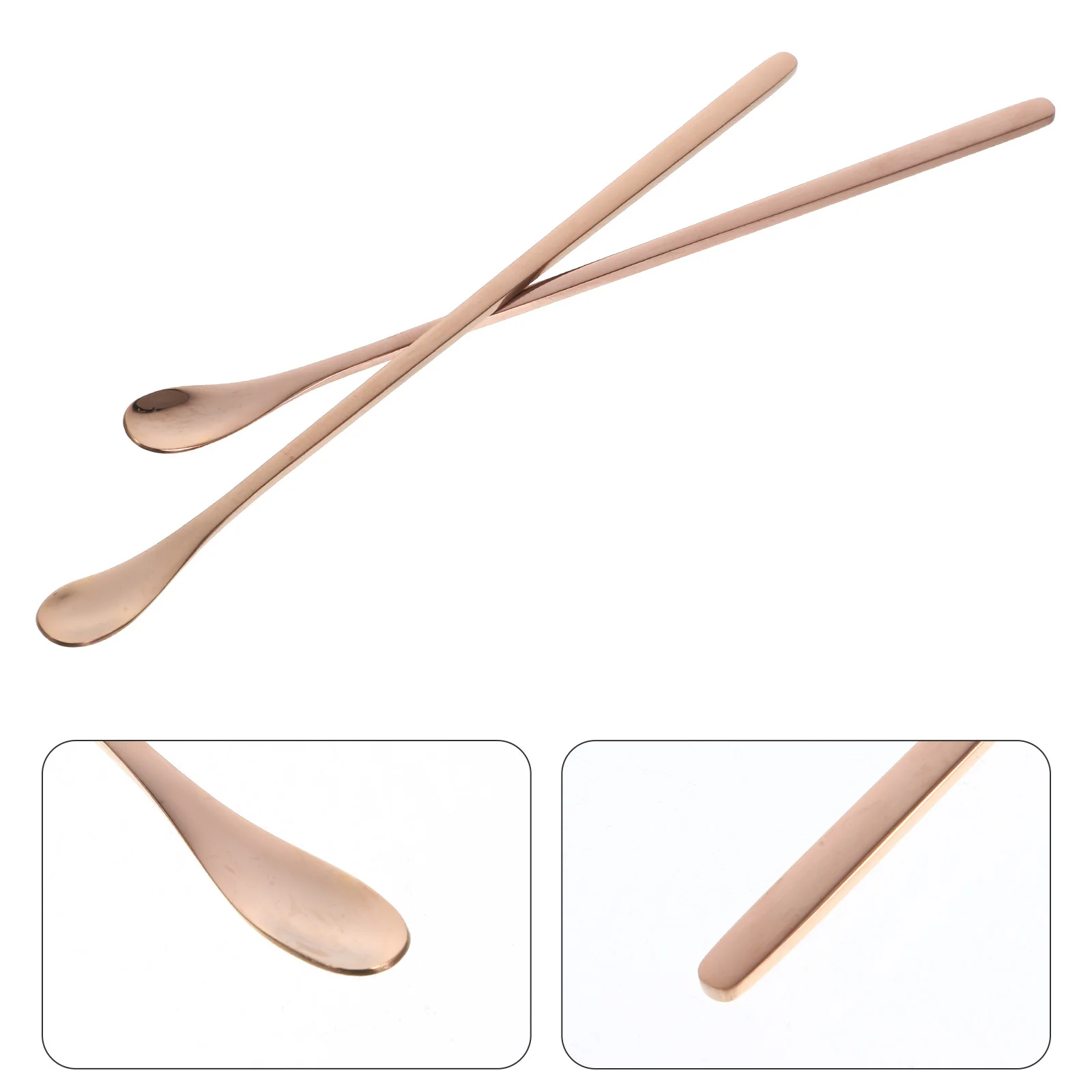 

2pcs Stainless Steel Pet Spoon Small Reptile Feeding Scoop Durable Lizard Food Tool For Wet Dry Food Reusable Animal Supply