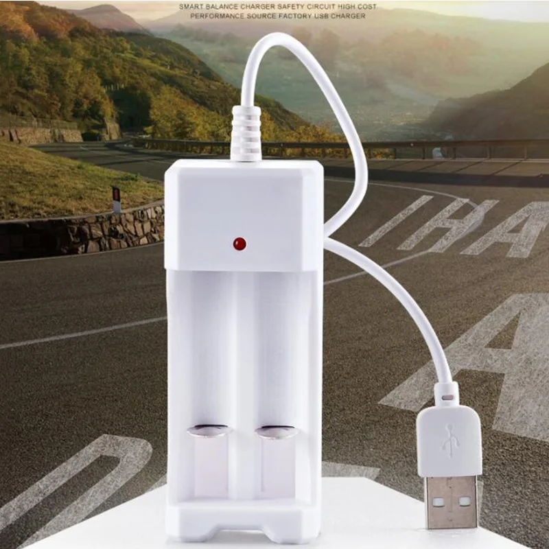 Cargador de batería Universal de 2 ranuras, enchufe USB para baterías recargables AA/AAA, accesorios de carga L1