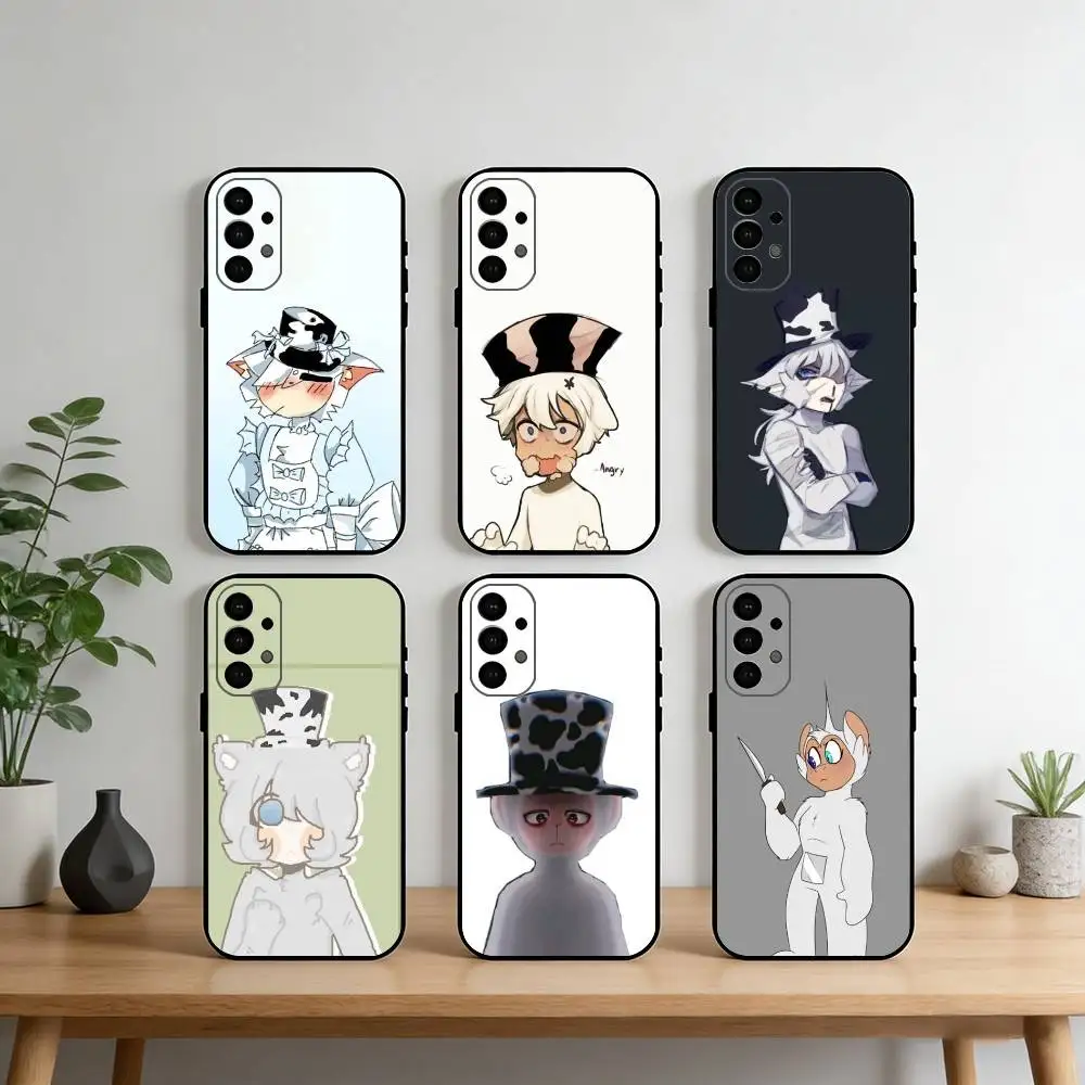 Funda para Teléfono S-Slendytubbies 3 G-Guardian para Samsung S25, S24, S21, S22, S23, S30, Ultra, S20, Plus, Fe, Note, 10, 9, 5G, Negra