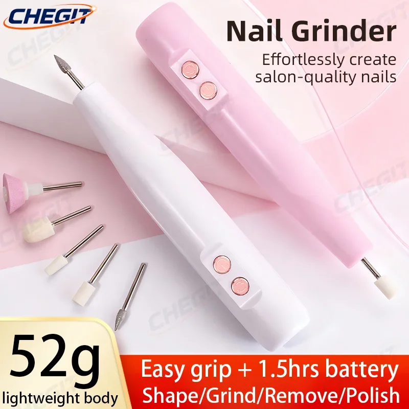 Ensemble de limes à ongles électriques multi-ensemble, broyeur Portable pour soins des ongles et des pieds, polisseuse et dissolvant de callosités, adapté aux ongles et aux pieds