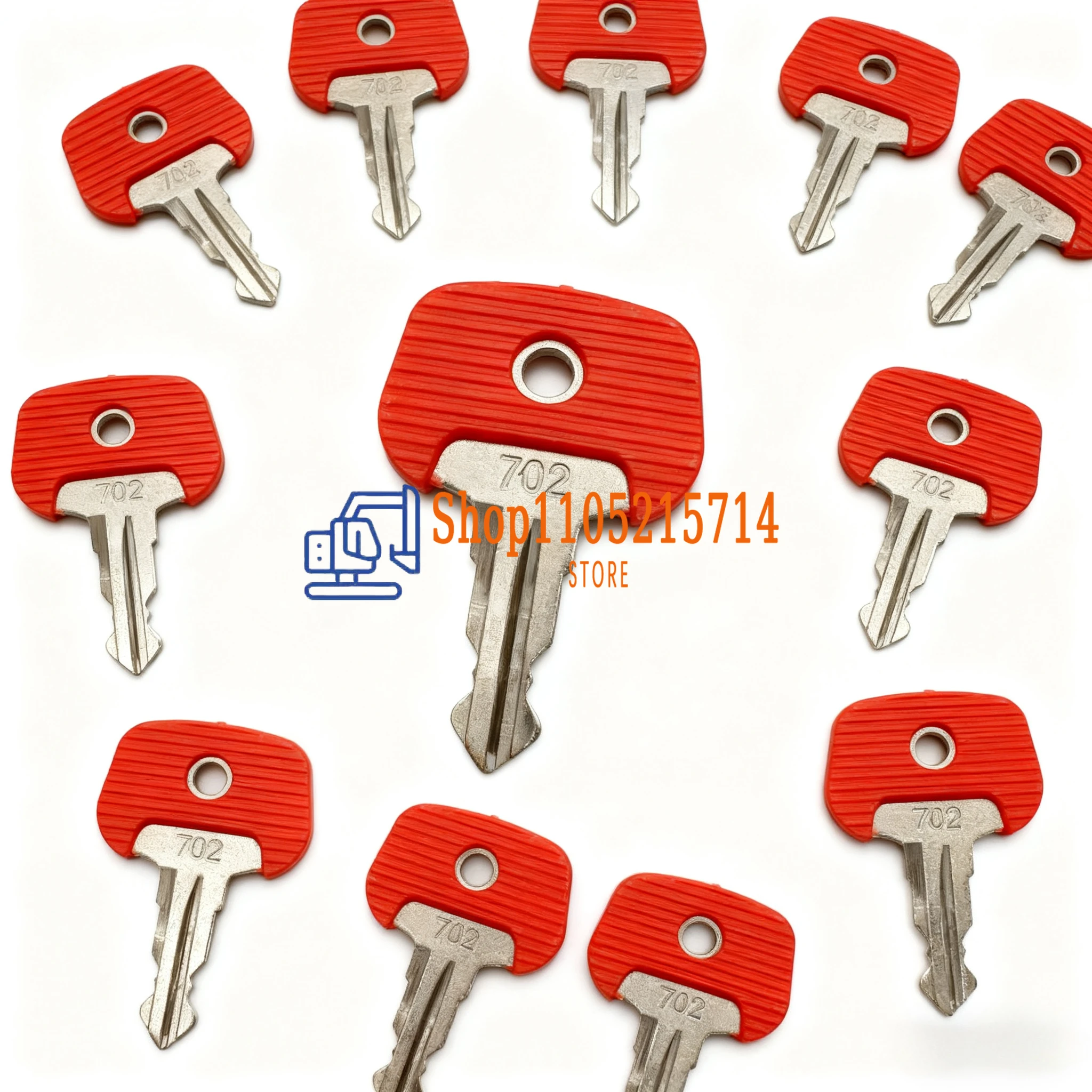 

20 шт. 702 ключ для электрического степлера Jungheinrich ключ зажигания 702 для микрофона Komatsu