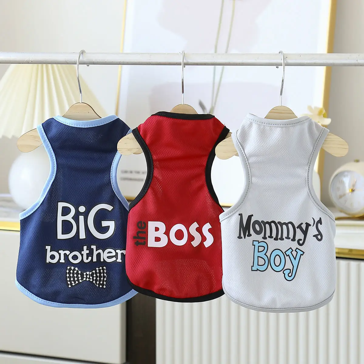 Dog Clothes Summer Thin Style Printed Vest Cat Clothes Pet Vest Corgi Teddy Pomeranian