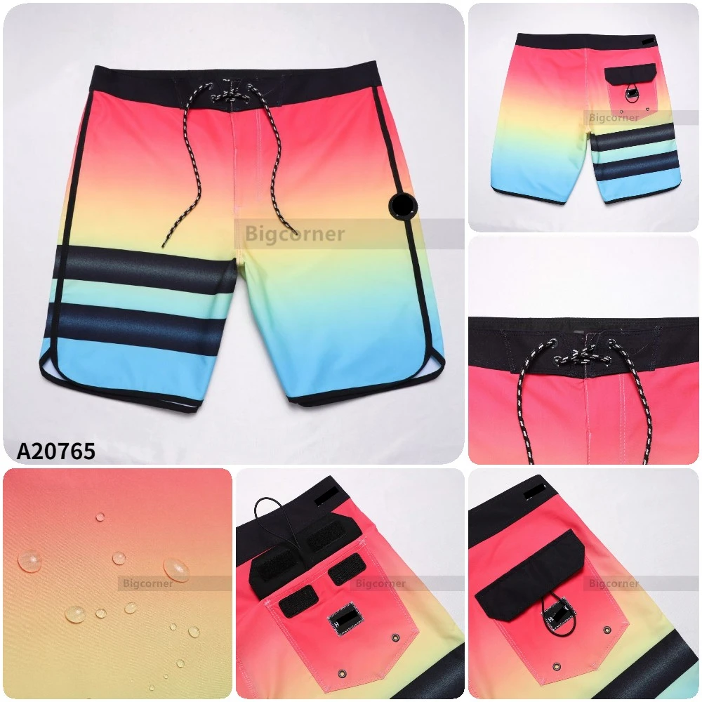 Men's Shorts Board Shorts Beach Shorts #Quick-drying #Waterproof #Embroidery Logo #USA Size #46cm/18inch #A2