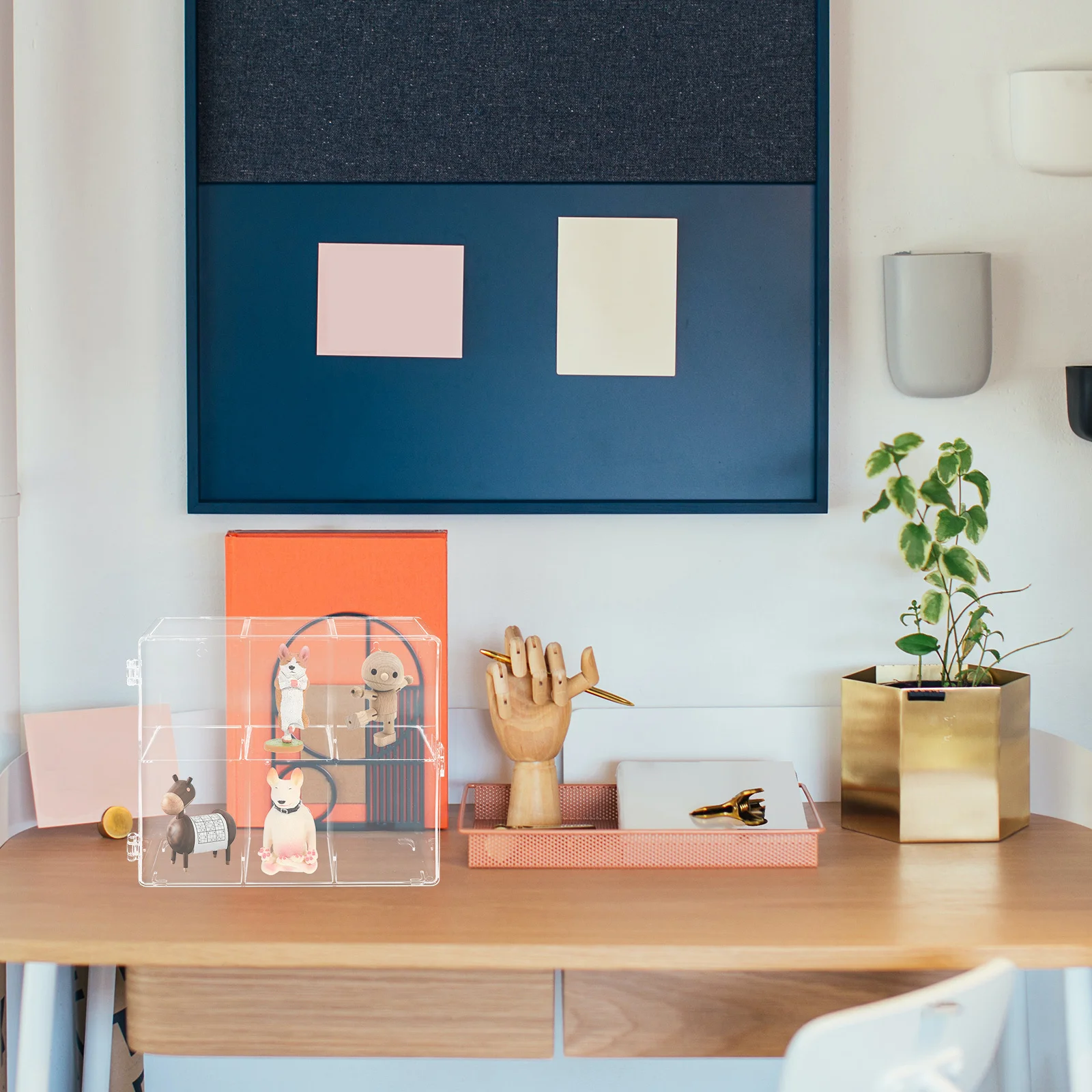 

Premium Clear Display Box Desktop Organizer Case for Storage Collection Models Artworks High Transparency Showcase Storage Case