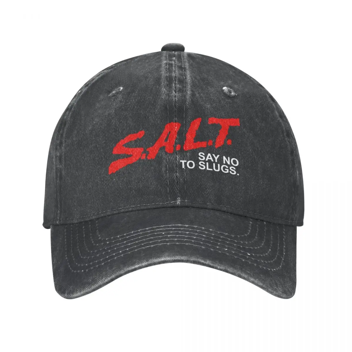 Funny Vintage Gardening - SALT Say no to slugs in the garden Cap Cowboy Hat golf winter hat for men Women's