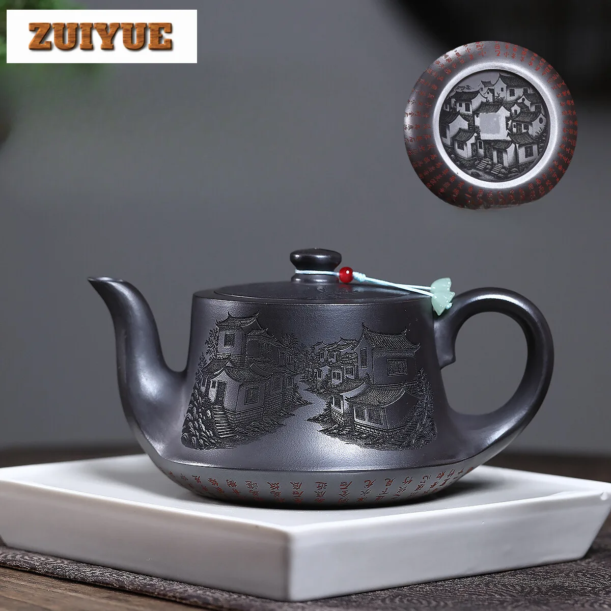 

510ml Exquisite Yixing Purple Clay Teapots Handmade Curve Pot Raw Ore Tone Yellow Mud Kettle Chinese Zisha Tea Set Supplies Gift