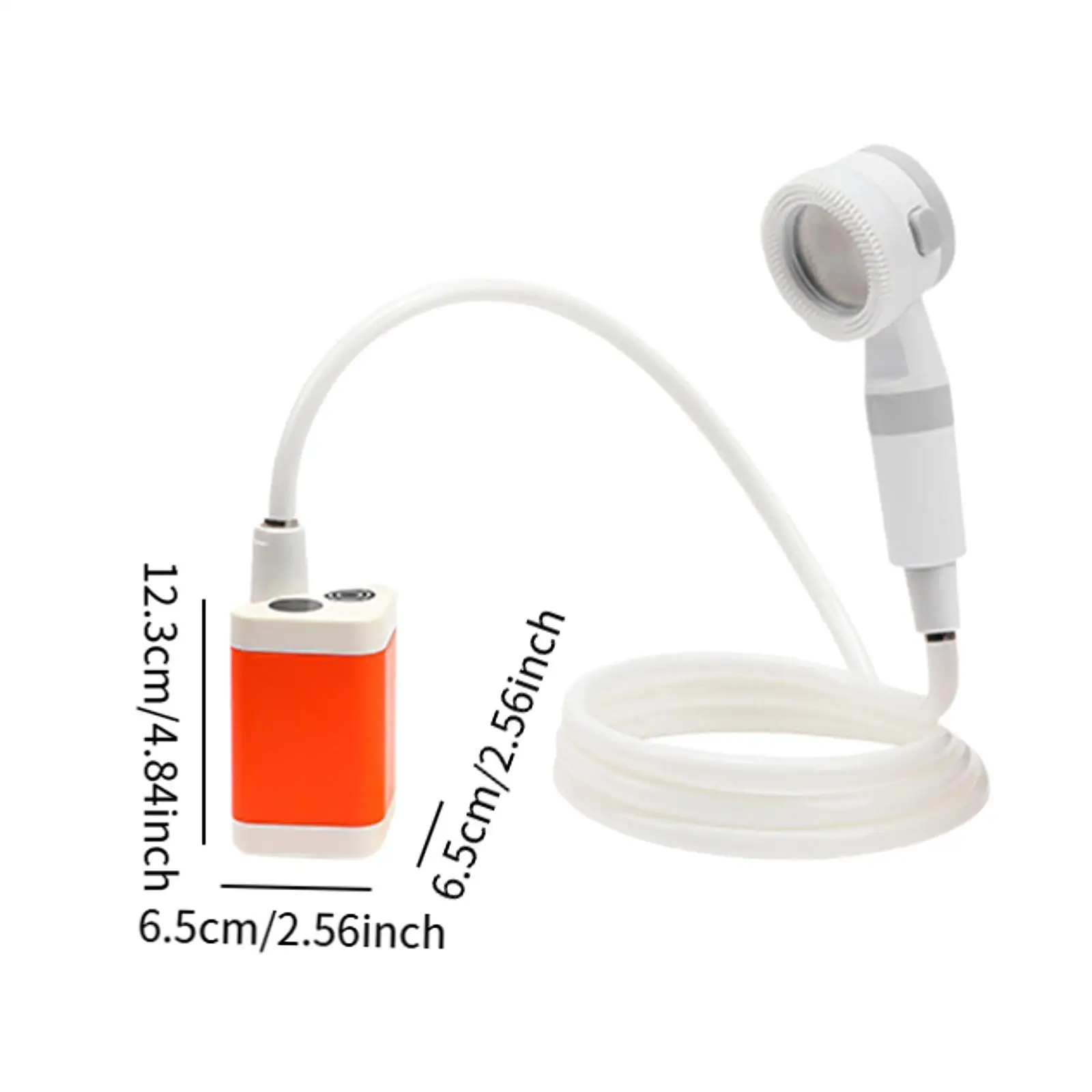 مضخة دش محمولة مدمجة للتخييم، مضخة دش للسفر، دش للتخييم على الشاطئ، نباتات السفر، سقي البستنة RV #6