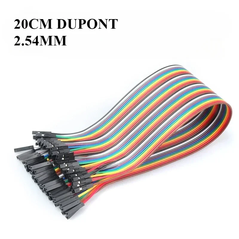 

20CM DUPONT female to 2.54MM female PITCH 2.54 2P-1P JUMPER CABLE WIRE FOR PCB connector