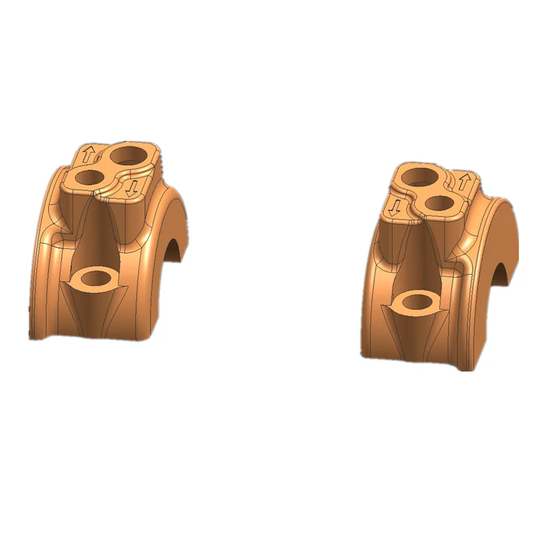 알루미늄 합금 6061 CNC 가공 오토바이 부품 스위치 핸들 통합 스위치 클램프 포함