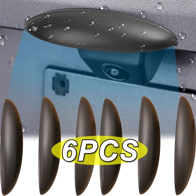 1/2/6PCS Car 360 Camera Waterproof Backup Camera Cover Rear View Camera Rain Guard Shield Against Rain and Splash Auto Exterior