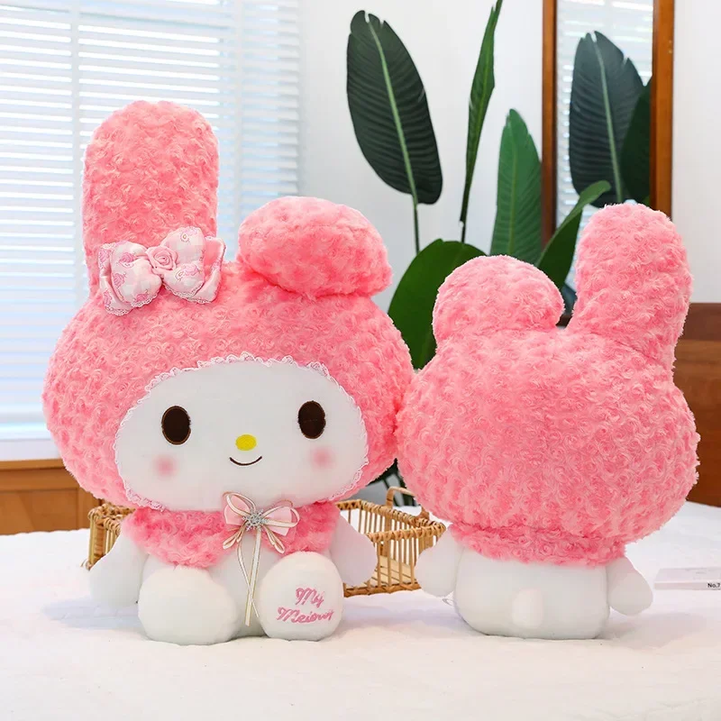 

85 см большой размер Sanrio My Melody Kawaii Rose Hello Kitty аниме мягкие плюшевые игрушки украшение комнаты подарок на день рождения для девочки