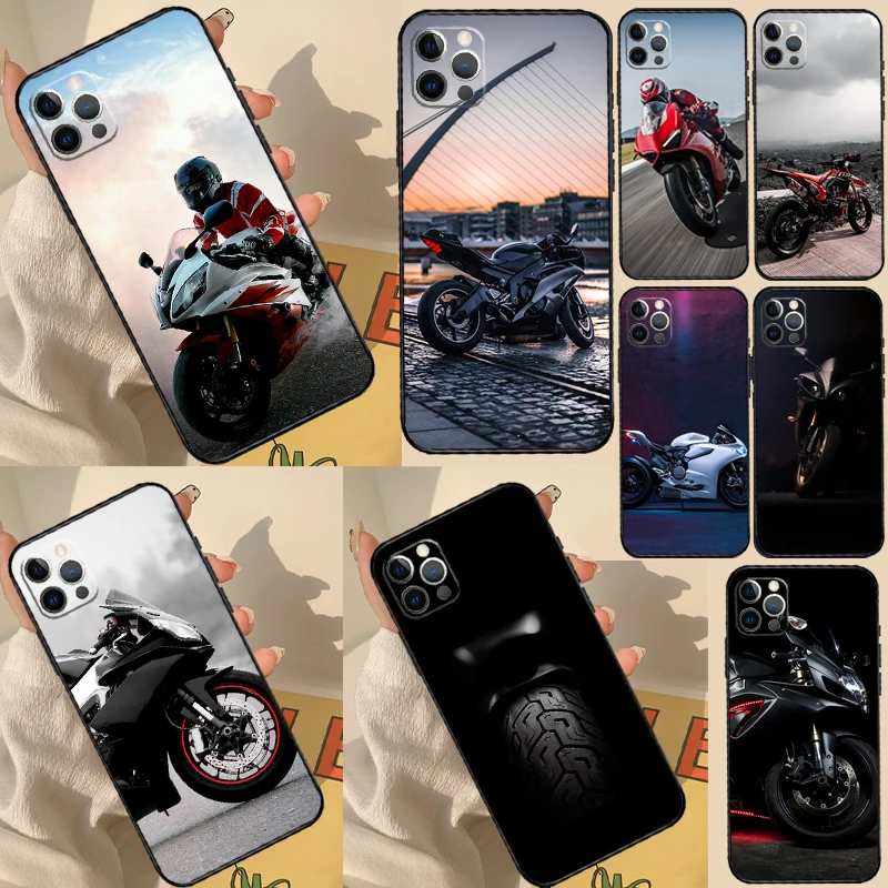 레트로 모토크로스 오토바이 케이스 (Oppo A78 A54 A74 A94 A17 A57 A77 A76 A16 A96 A18 A60 A80 A40 A38 A58 A98 A15 A5 Pro 용)