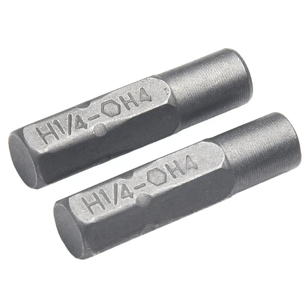 

2pc 6.35mm 1/4" Insert Bit Adapter To System 4mm Hex Shank Bit Adapter Electric Screwdriver Tool Micro Bit Socket Adaptor Holder