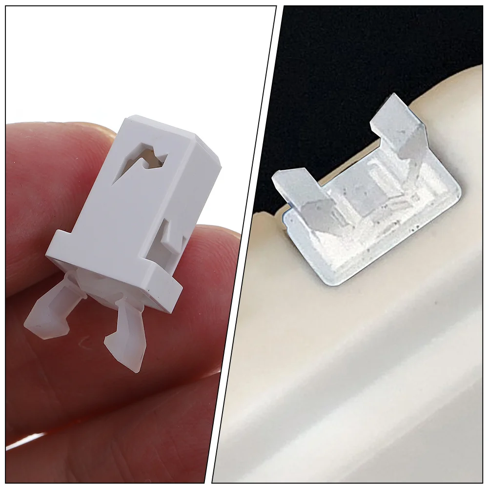 

60Pcs Plastic Trash Can Lock Buckles Push-Type Press Switch Replacement Catch Latches for Waste Bin Accessories