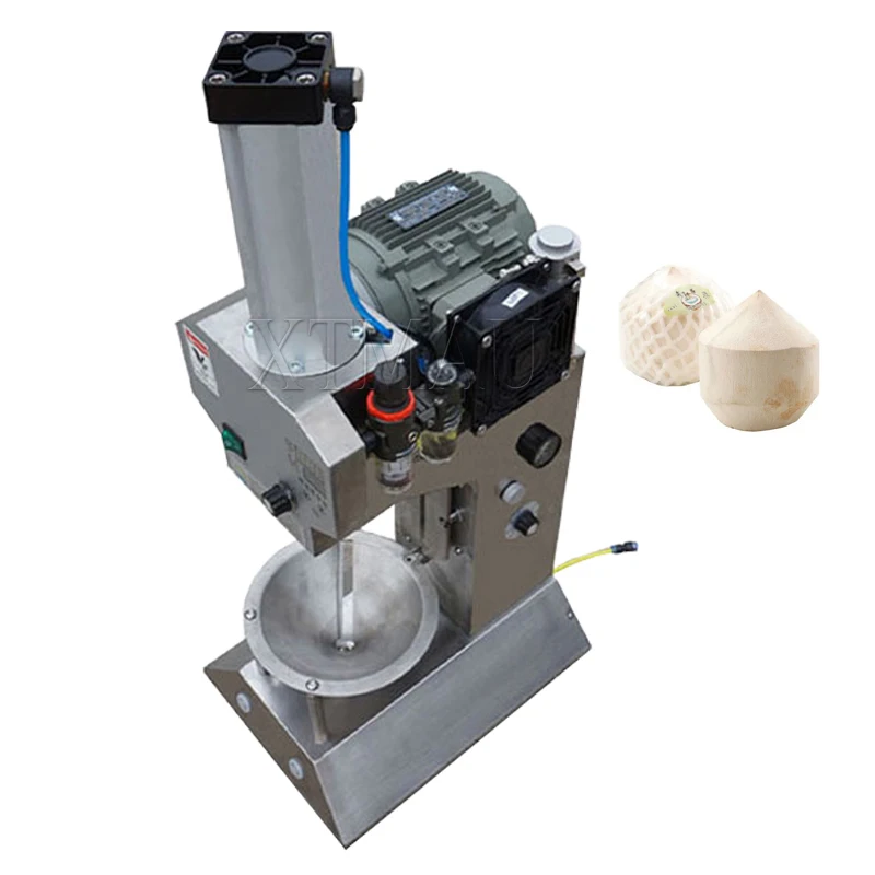 High Efficiency Commercial Fully Automatic Green Coconut Peeler Cutting Equipment