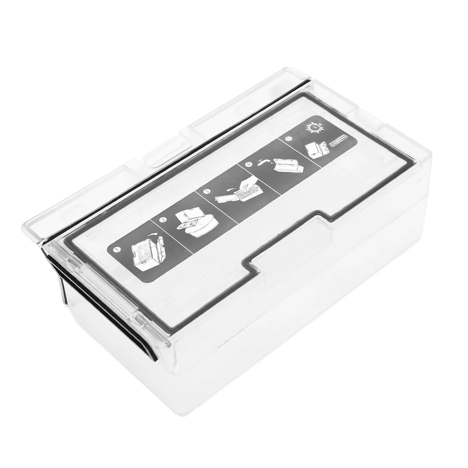 Dust Collection Box Replacement Accessories Wear Resistant Easy Installation Sweeper Dust Box  for Floor Cleaning Robot