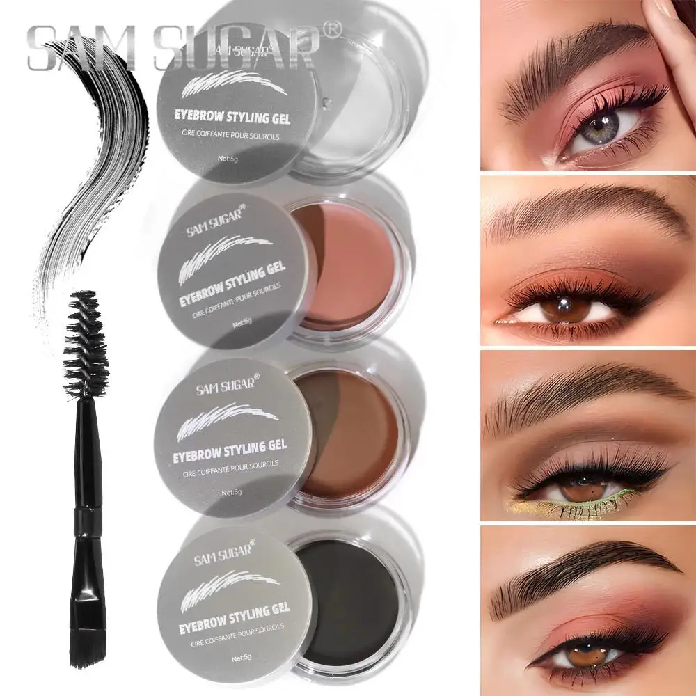 防水長期的な眉毛ジェルナチュラルクリア眉ワックスタトゥースタイリングアイライナー目ブラウンカラー