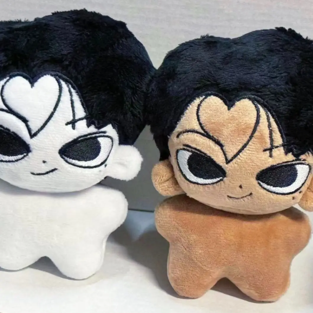 Peluche de 10cm pour beau garçon, idole Park Jong-seong, peau noire et blanche, corps d'étoile de mer, poupée en coton, sac à dos, pendentif, ornement ou cadeau