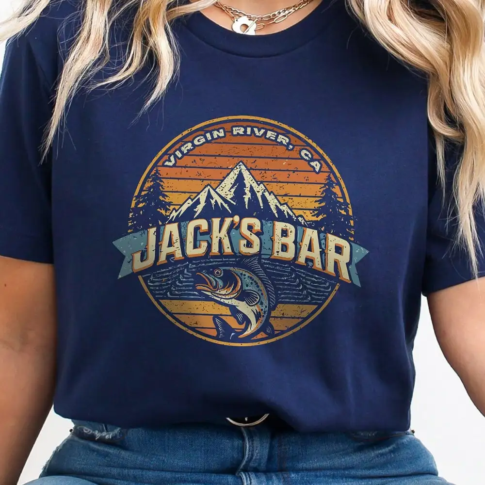 Virgin River Show T Shirt Jacks Bar Scene Location For Tv Fan Retro Vintage Style Best Design Jack And Melinda