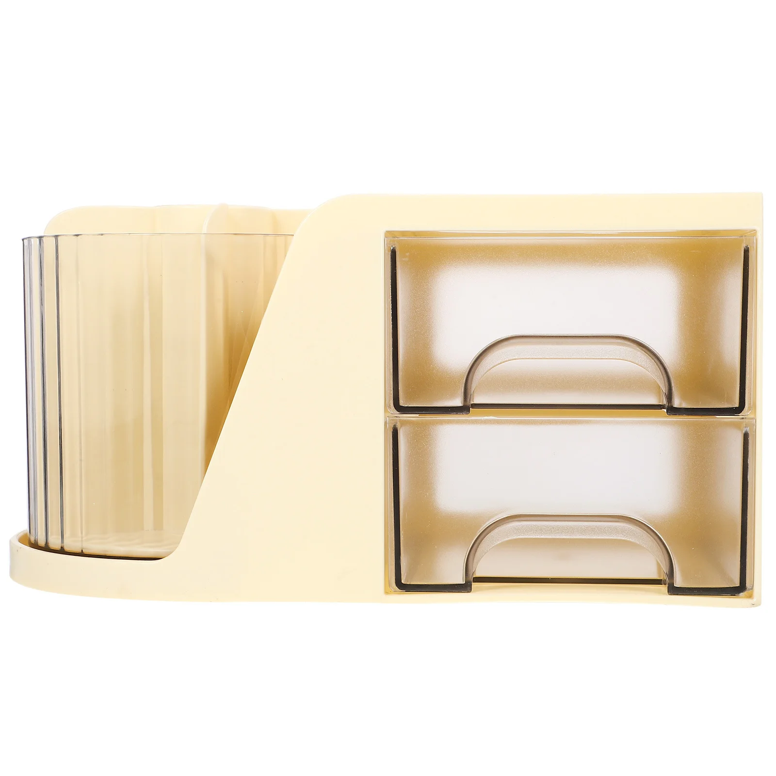 

1pc Rotating Pen Holder Multi Grid Desktop Organizer For Makeup Brushes Pens Cosmetics Storage Box Table Sundries Organizer