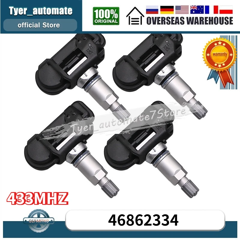 

Датчик контроля давления в шинах 433 МГц 46862334 для Citroen Jumper, Fiat Doblo, Ducato, Opel Movano, Peugeot Boxer, Vauxhall Movano