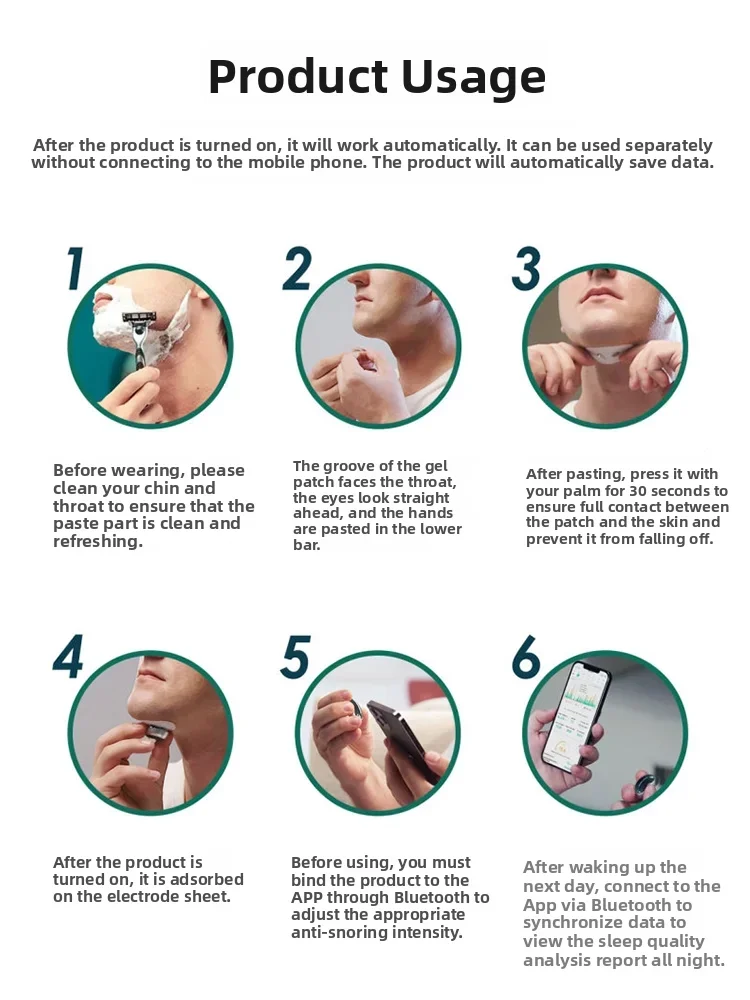 

Anti-snoring artifact Household snoring machine breathing intelligent anti-snoring male and female anti-snoring device