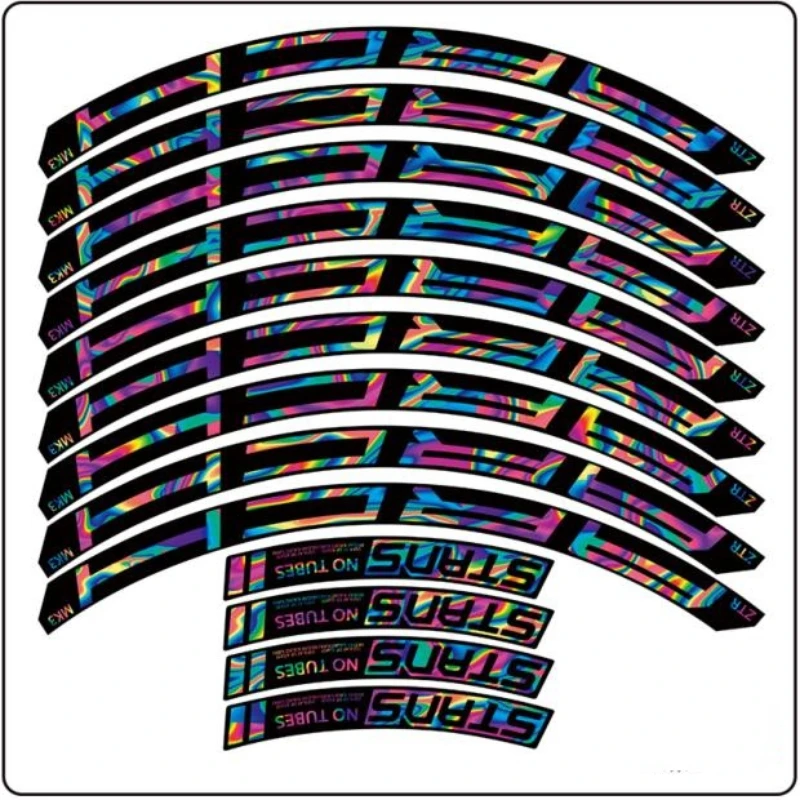 ARCH Bike Rim Stickers MTB Wheels Decals Width 20mm 26/27.5/29/700C Universal Cycling Waterproof Decorative Bicycle Accessories