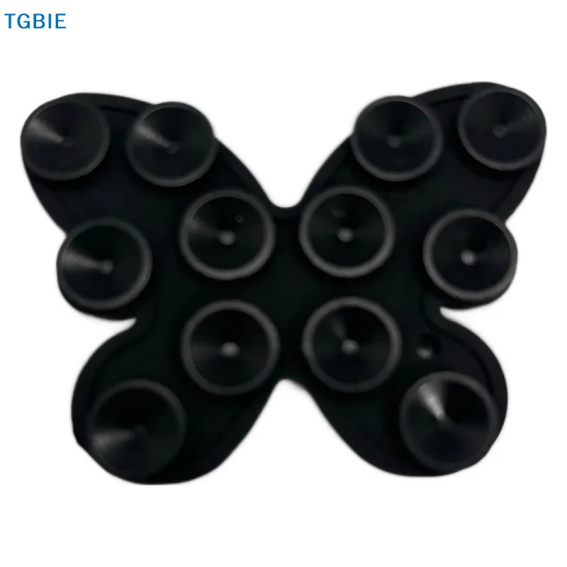 

[TL]【TL】1Pcs Phone Fixture Suction Cup Silicone Butterfly Double-sided Suction Cup Back Adhesive Mobile Phone Rubber Suction Cup
