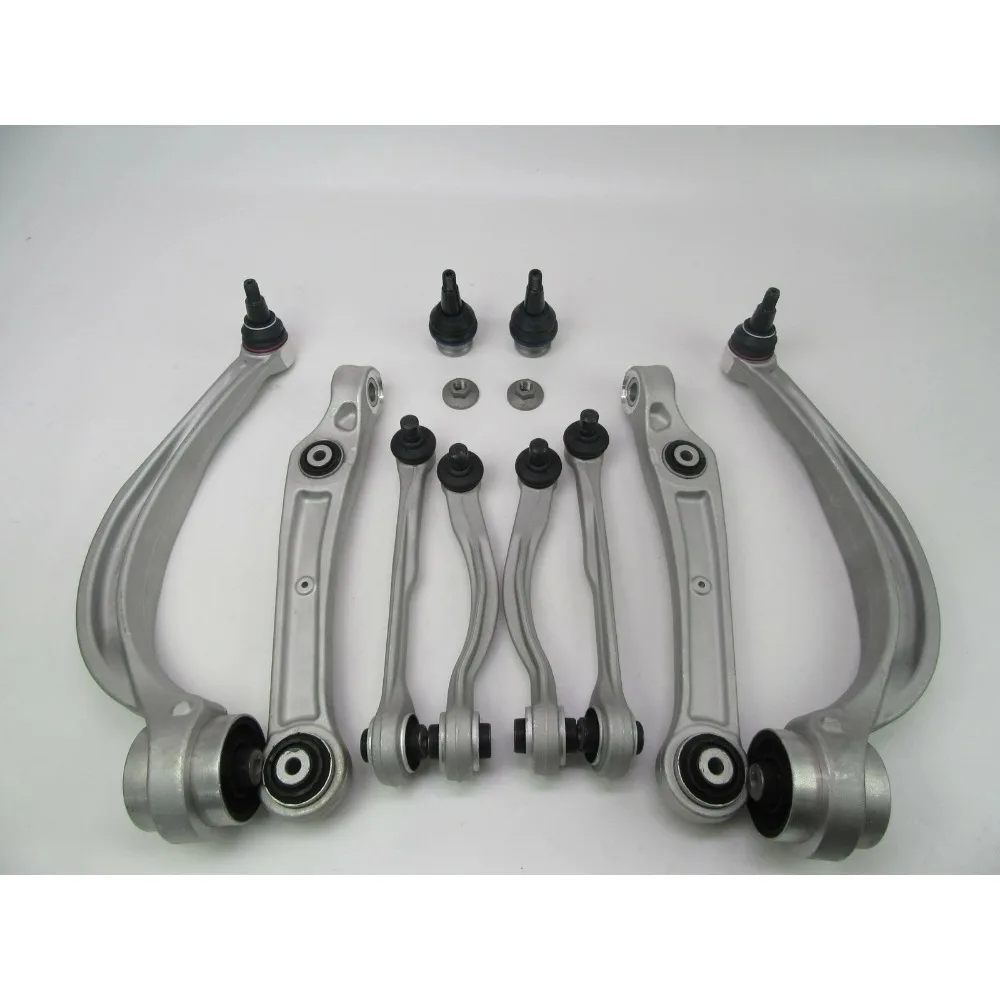 

10X Front Upper Lower Suspension Control Arms Kit For Bentayga Audi Q7 Q8