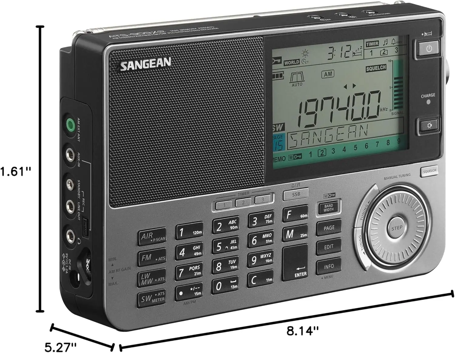 909X2 The Ultimate FM/SW/MW/LW/Air Multi-Band Radio