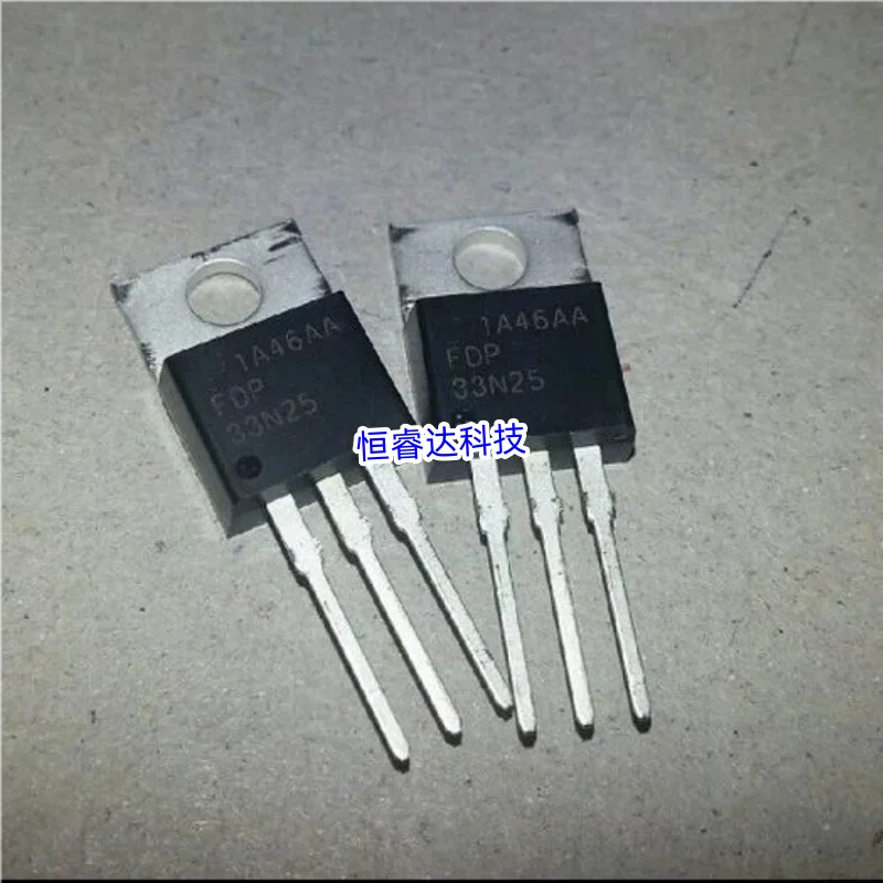 10pcs FDP33N25 TO220 33N25 TO-220 FET 33A 250V MOS-N-channel