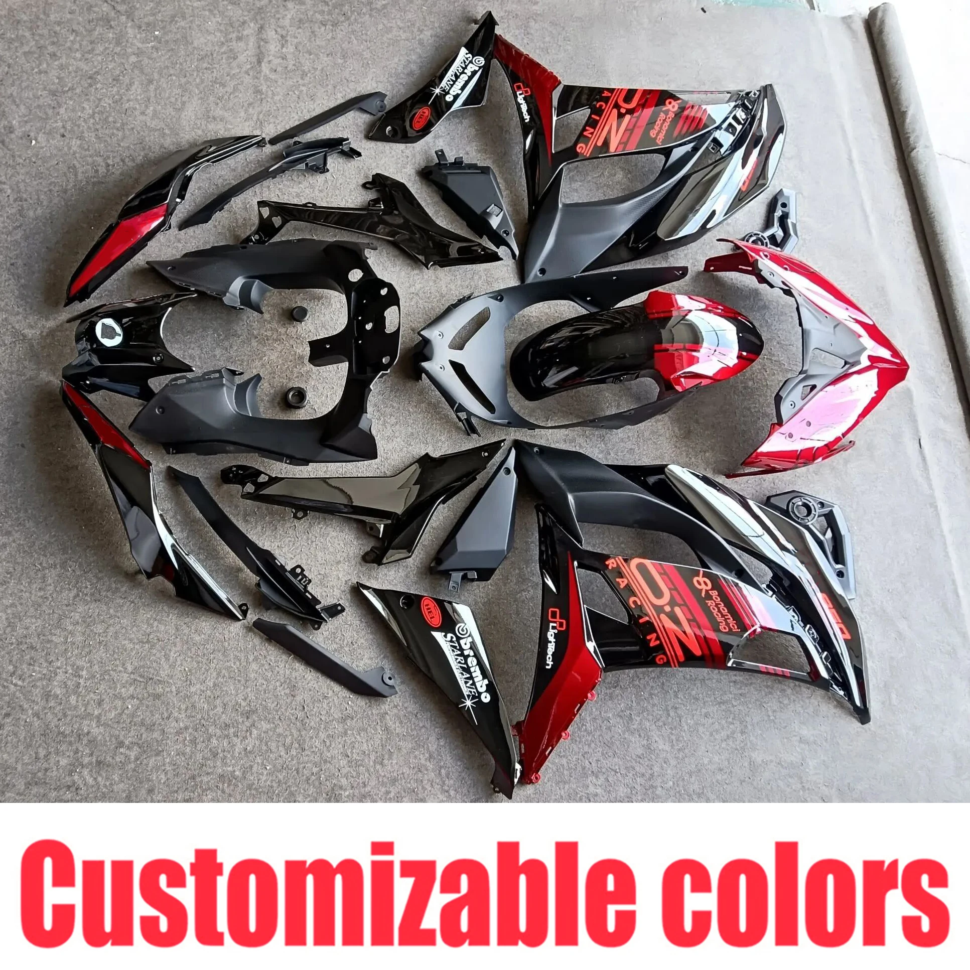 Fit For 2017 - 2019 Kawasaki Ninja 650 EX650 ER-6F Motorcycle Fairing Set ABS Injection Full Bodywork Kit 2018 Ninja 650R ABS